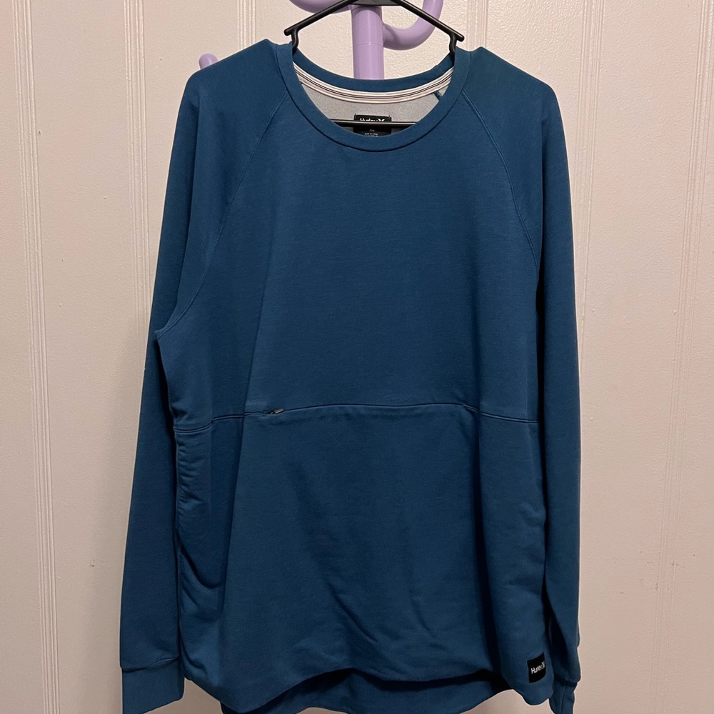 Hurley Blue Long Sleeve Sweatshirt